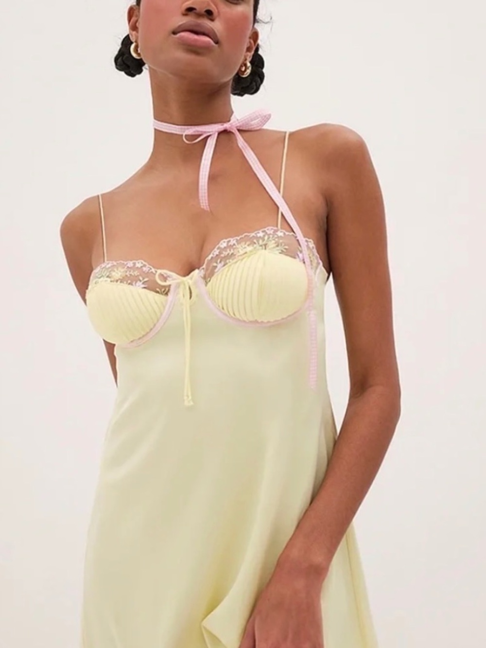 NWT for love & lemons silk dress